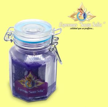 Velón frasco vidrio 2